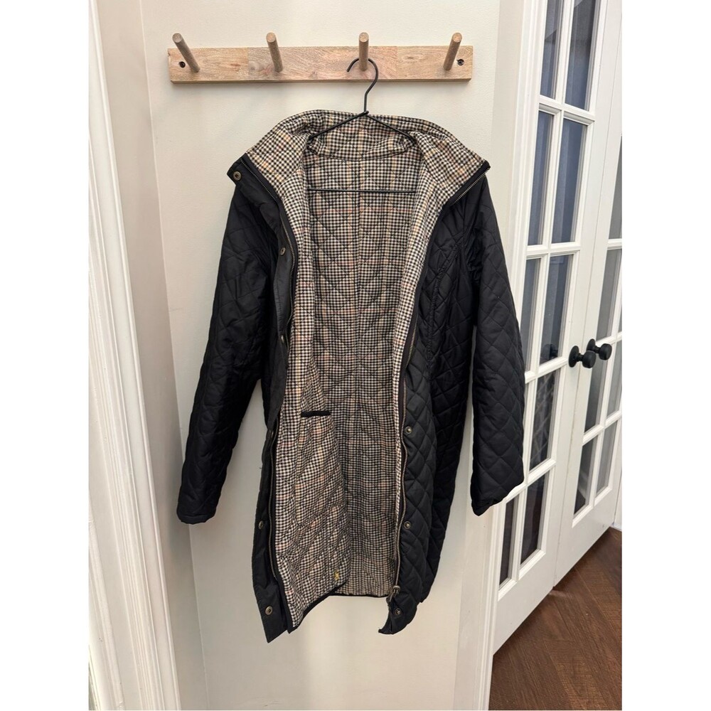 Joules Harthfield Reversible Long Jacket Women's 4 Small - Picture 4 of 11